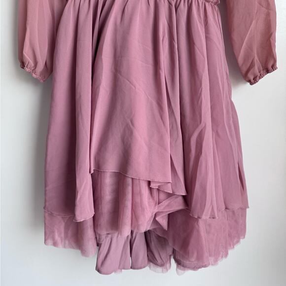Joyfolie Mia Joy Paris Petticoat Dress Girls Mauve Size‎ 10 party elegant formal - Picture 6 of 12